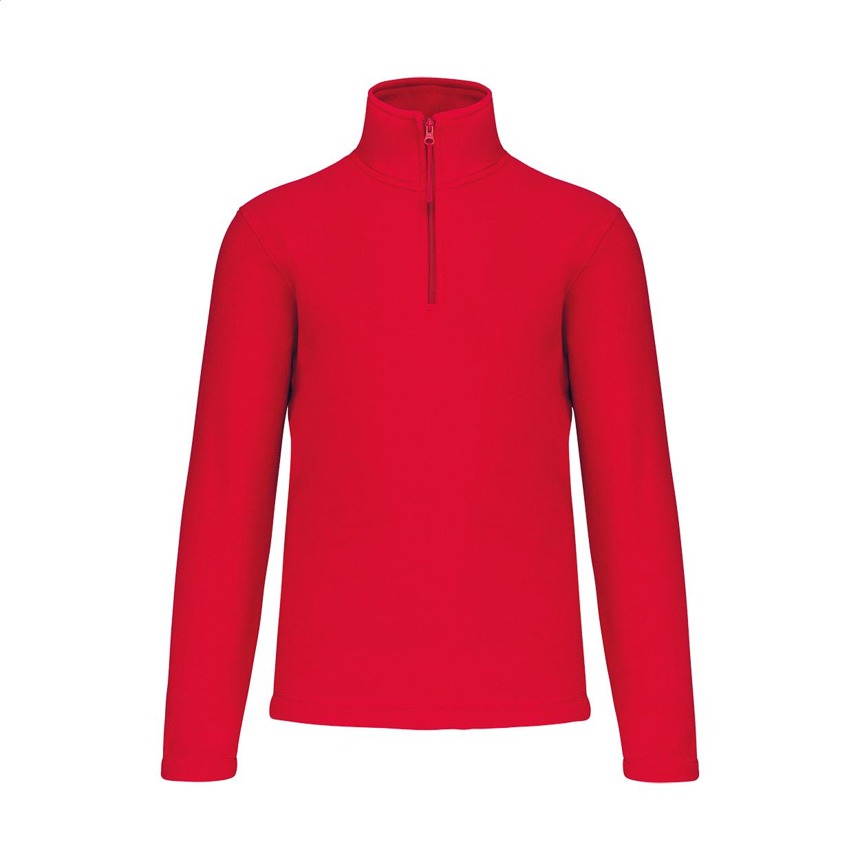 veste polaire à fermeture éclair courte