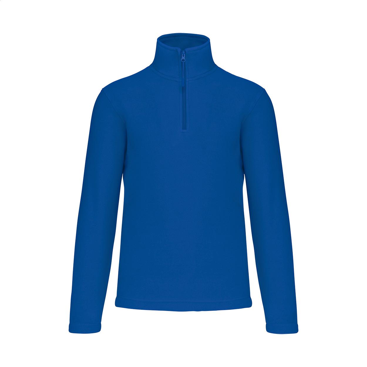 veste polaire à fermeture éclair courte