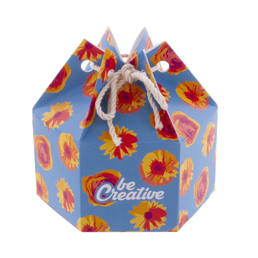 Boîte cadeau hexagonale