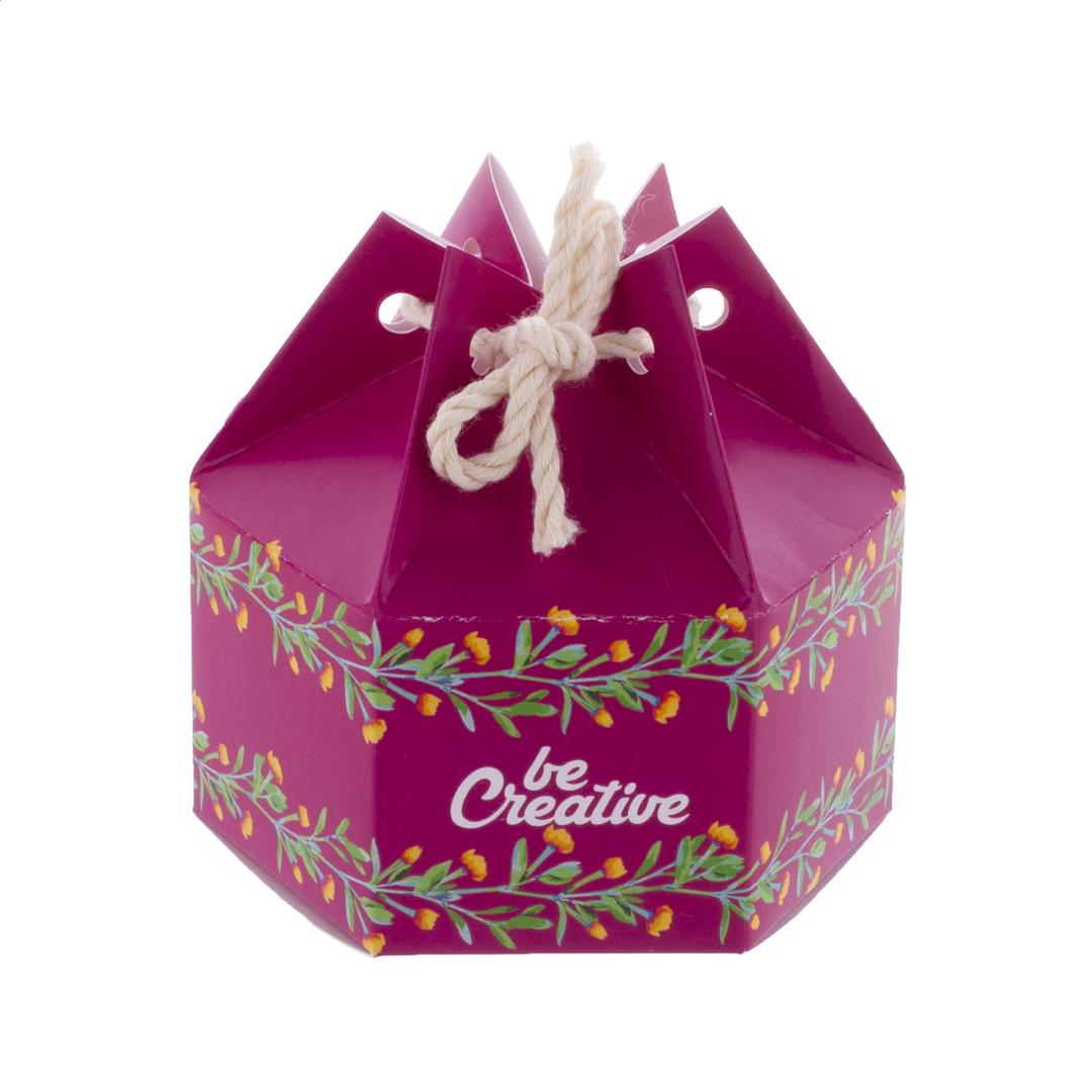 Boîte cadeau hexagonale