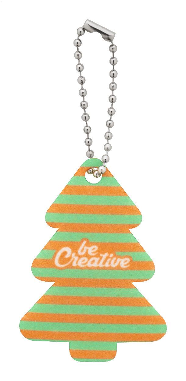 Porte-clés de Noël personnalisé, arbre de Noël