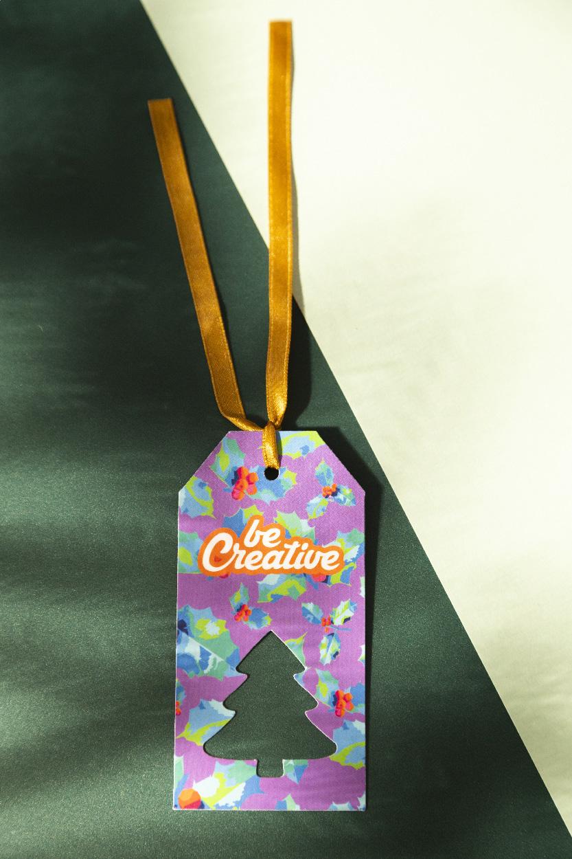 étiquette cadeau personnalisée, arbre de Noël