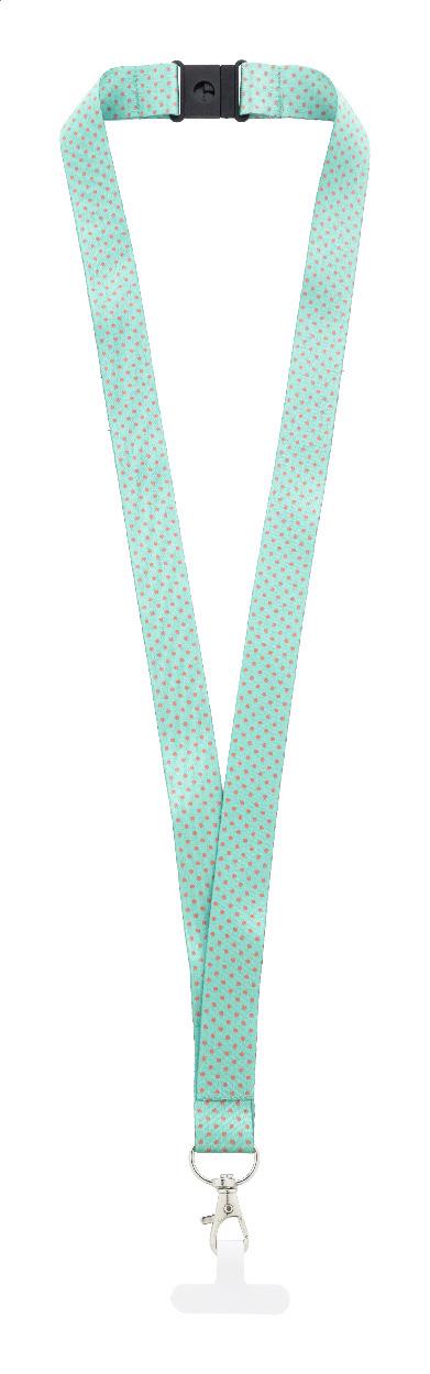 Tour de cou pour téléphone portable personnalisable en RPET