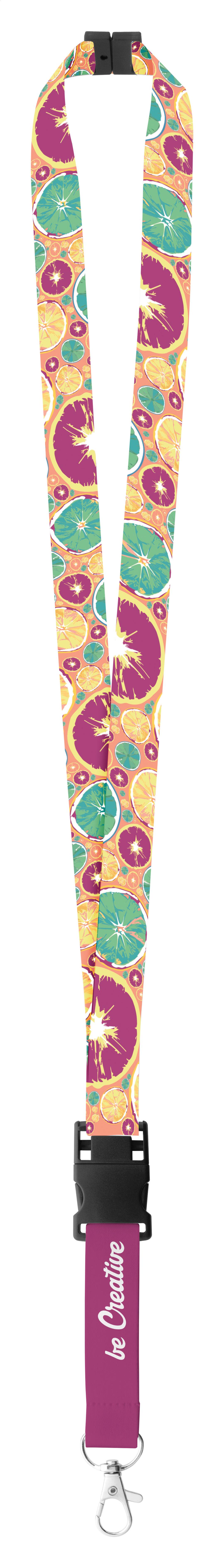 tour de cou en sublimation avec système anti-étranglement