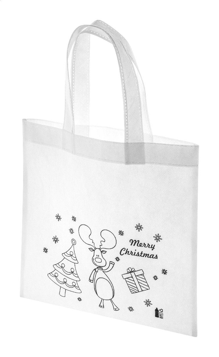 Sac de Noël à colorier