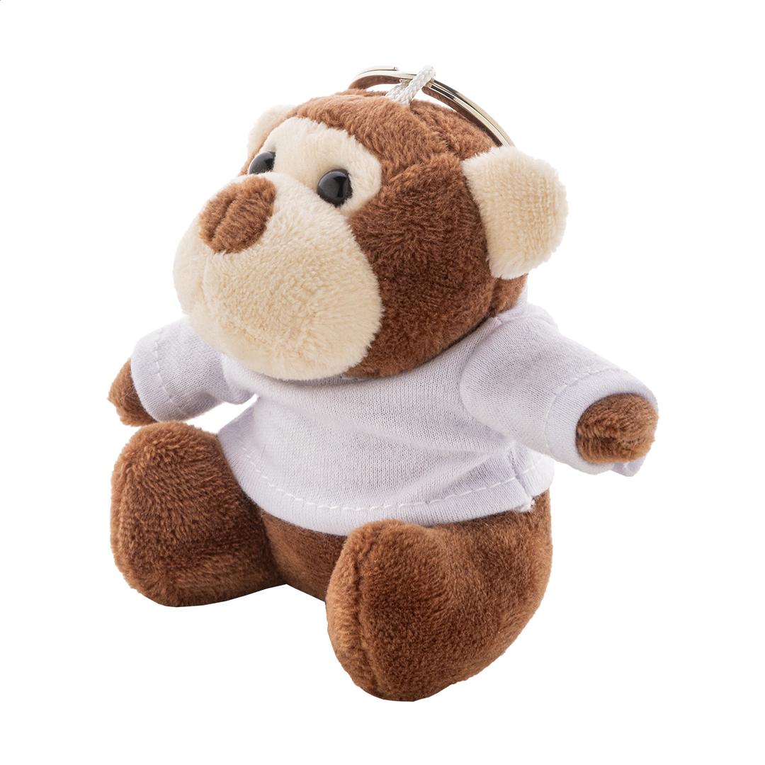 porte-clés singe en peluche
