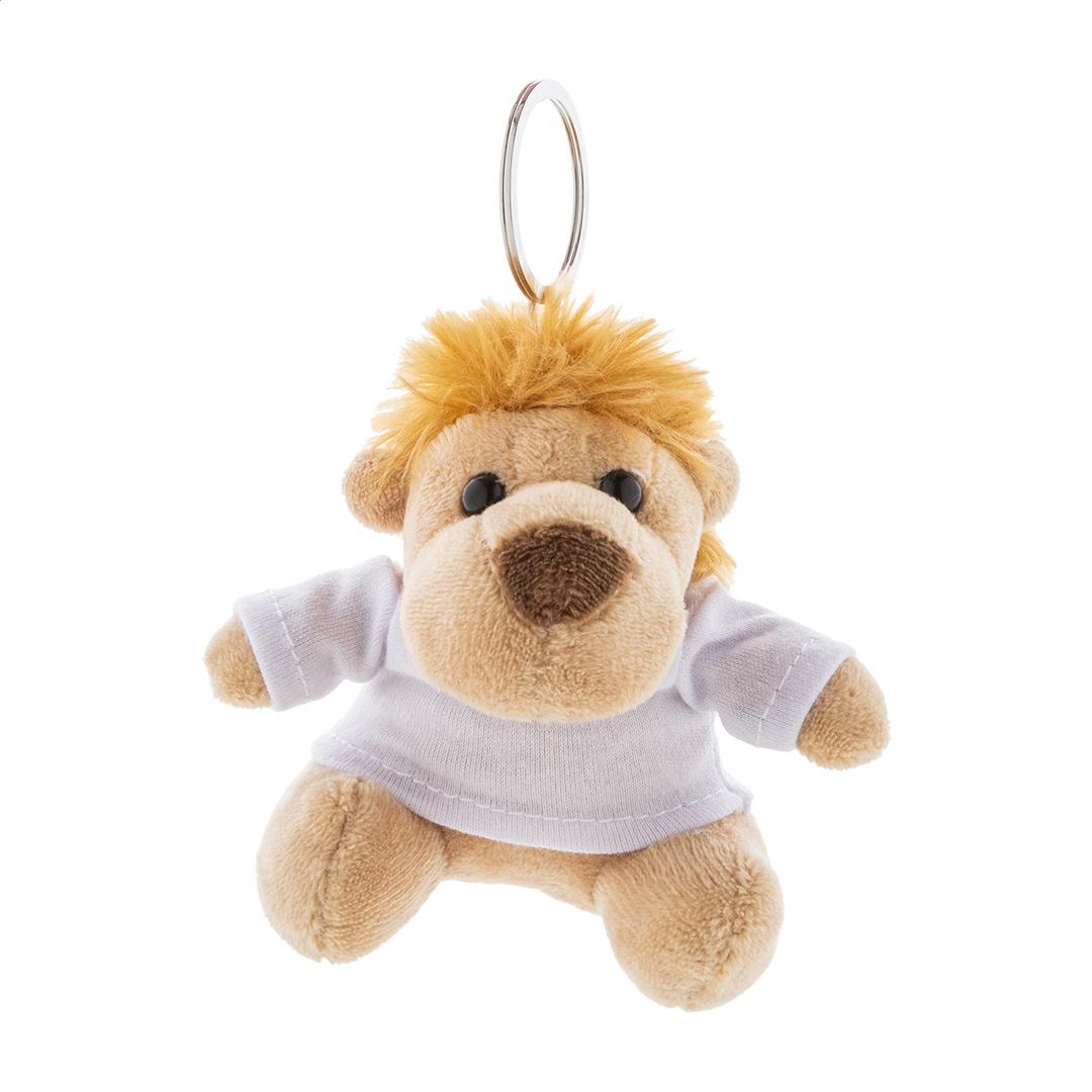 porte-clés lion en peluche