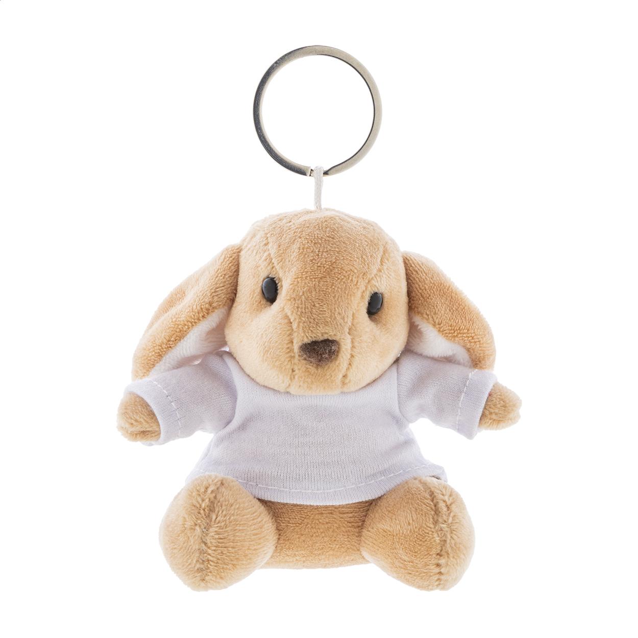 porte-clés lapin en peluche 