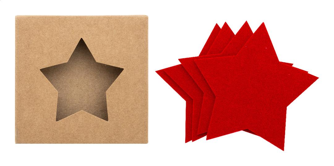 Set de sous-verres de Noël en RPET