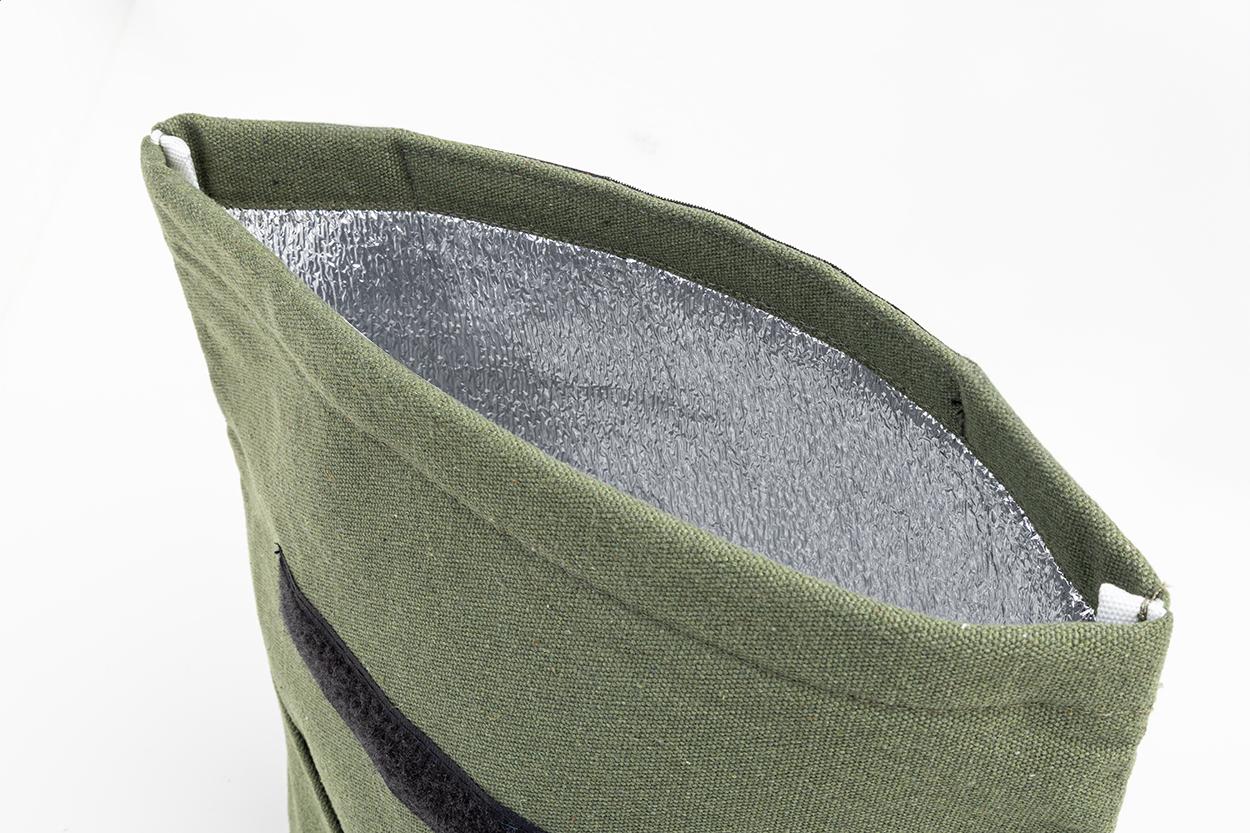 sac isotherme en canvas recyclé