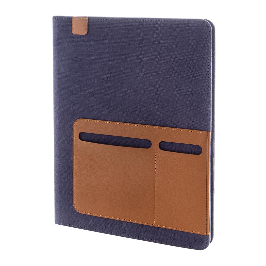 porte-documents en canvas recyclé