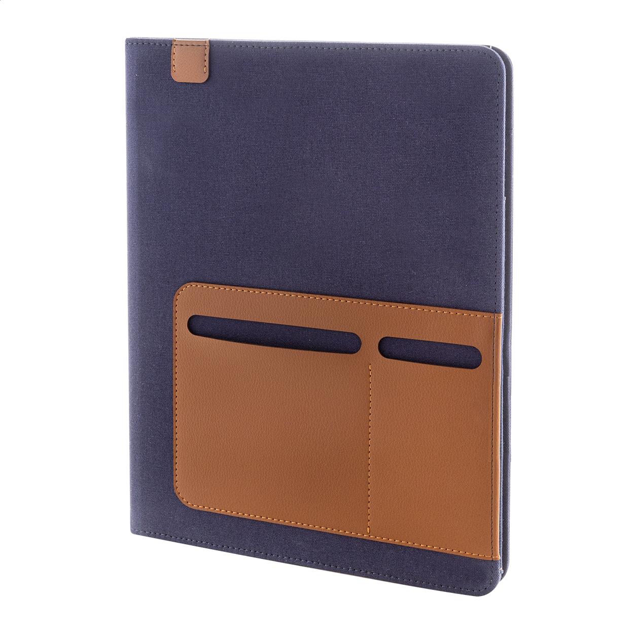 porte-documents en canvas recyclé