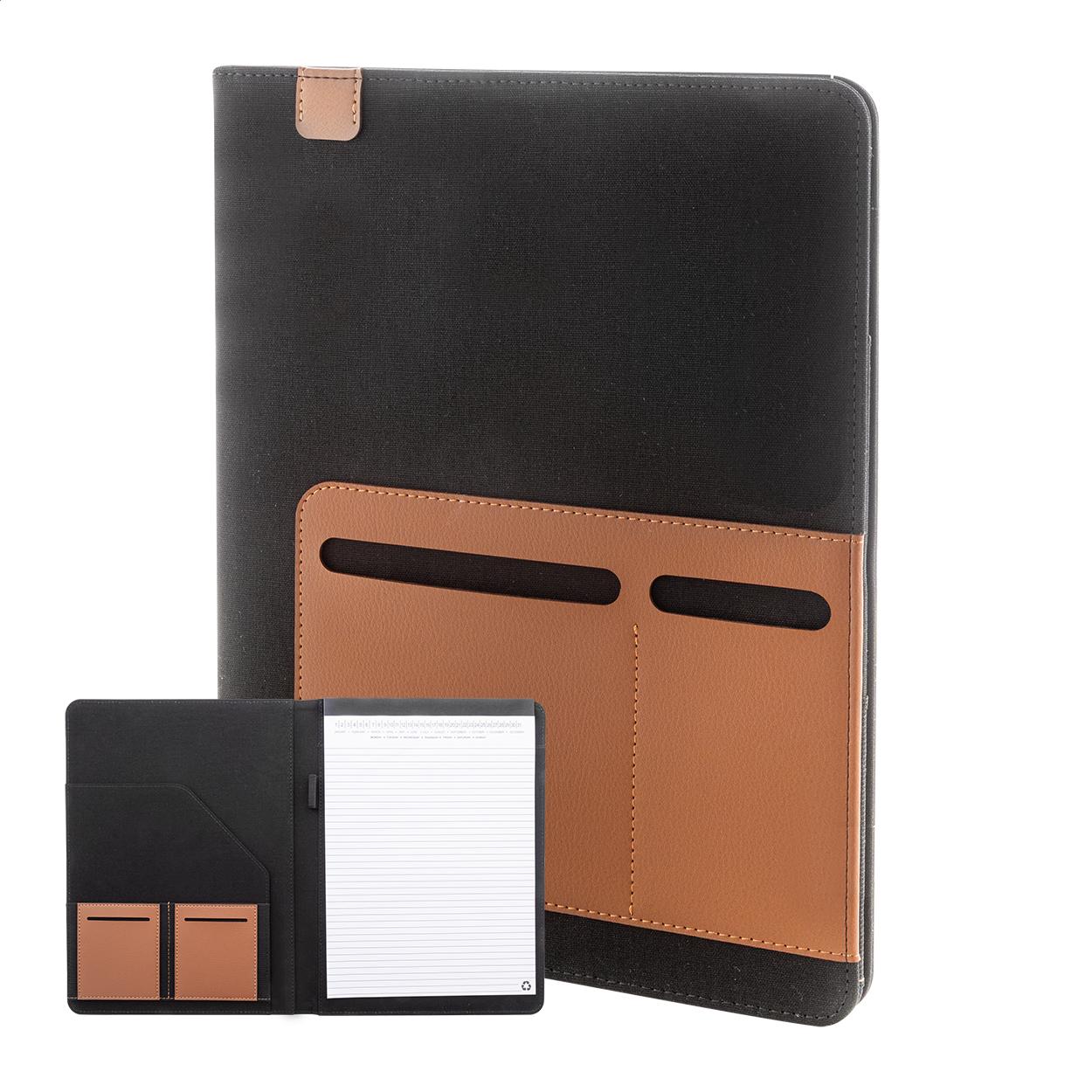 porte-documents en canvas recyclé