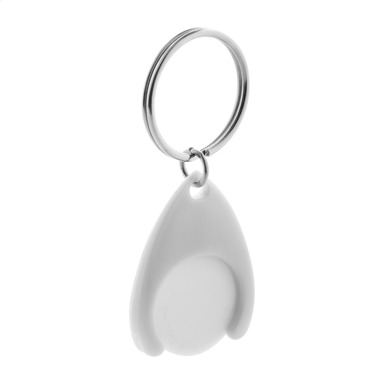 porte-clés jeton pour caddy