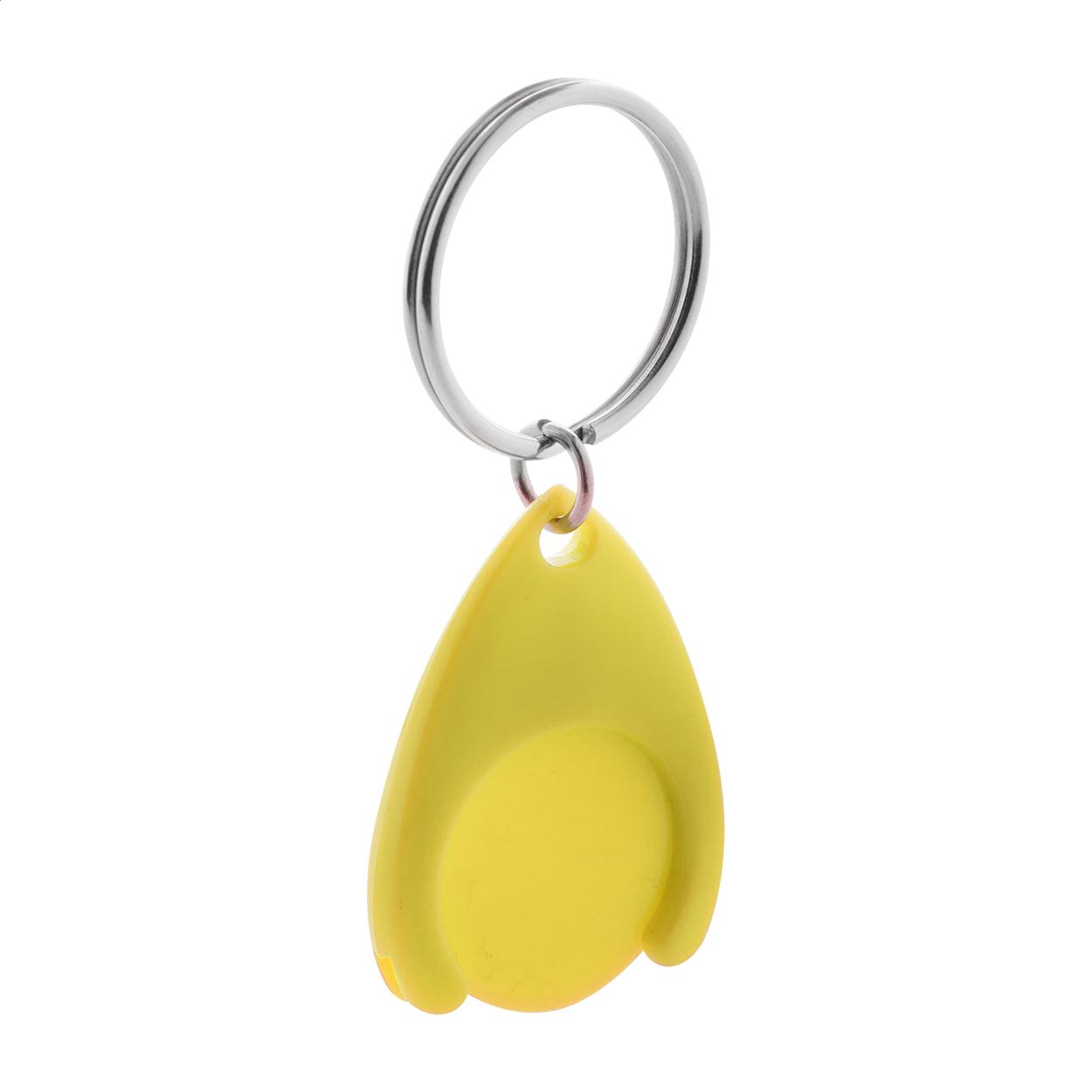 porte-clés jeton pour caddy