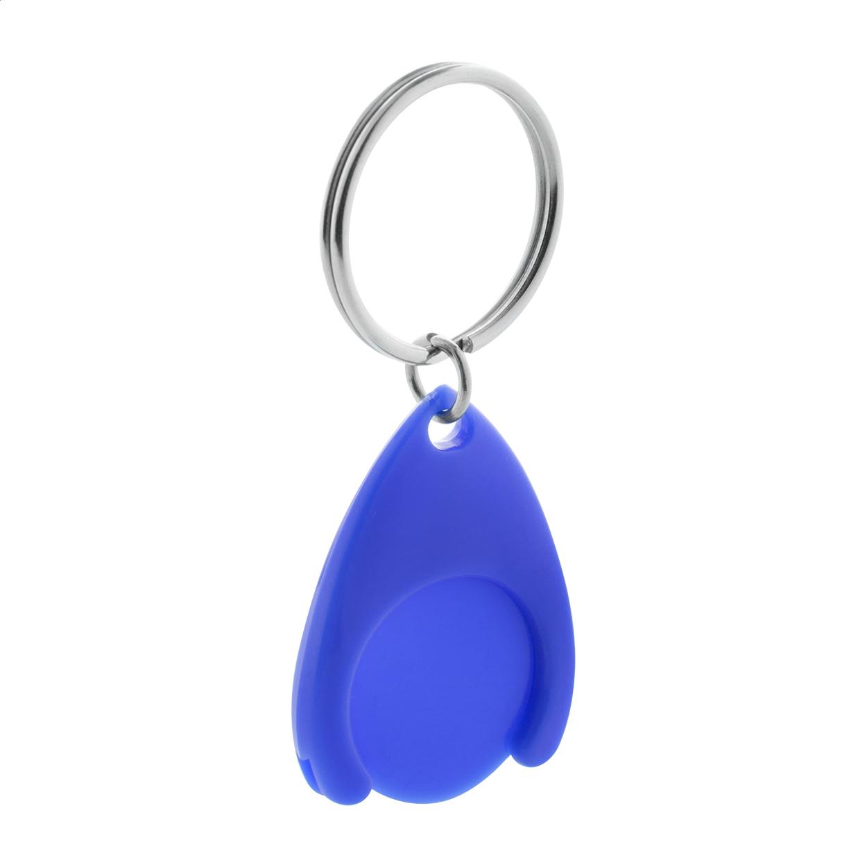 porte-clés jeton pour caddy