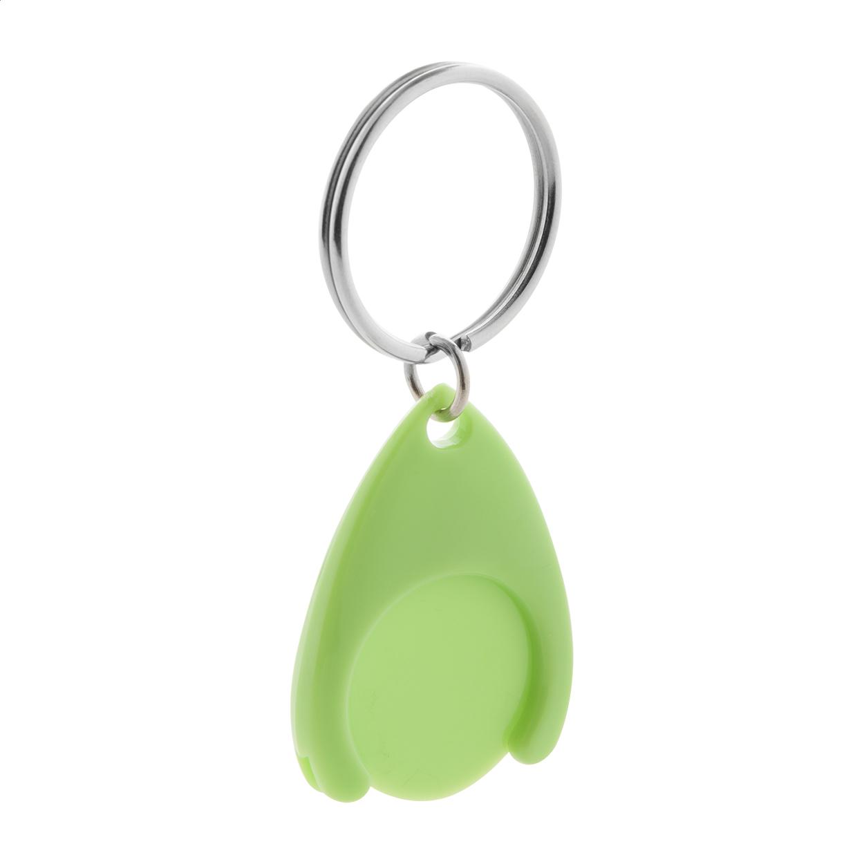 porte-clés jeton pour caddy