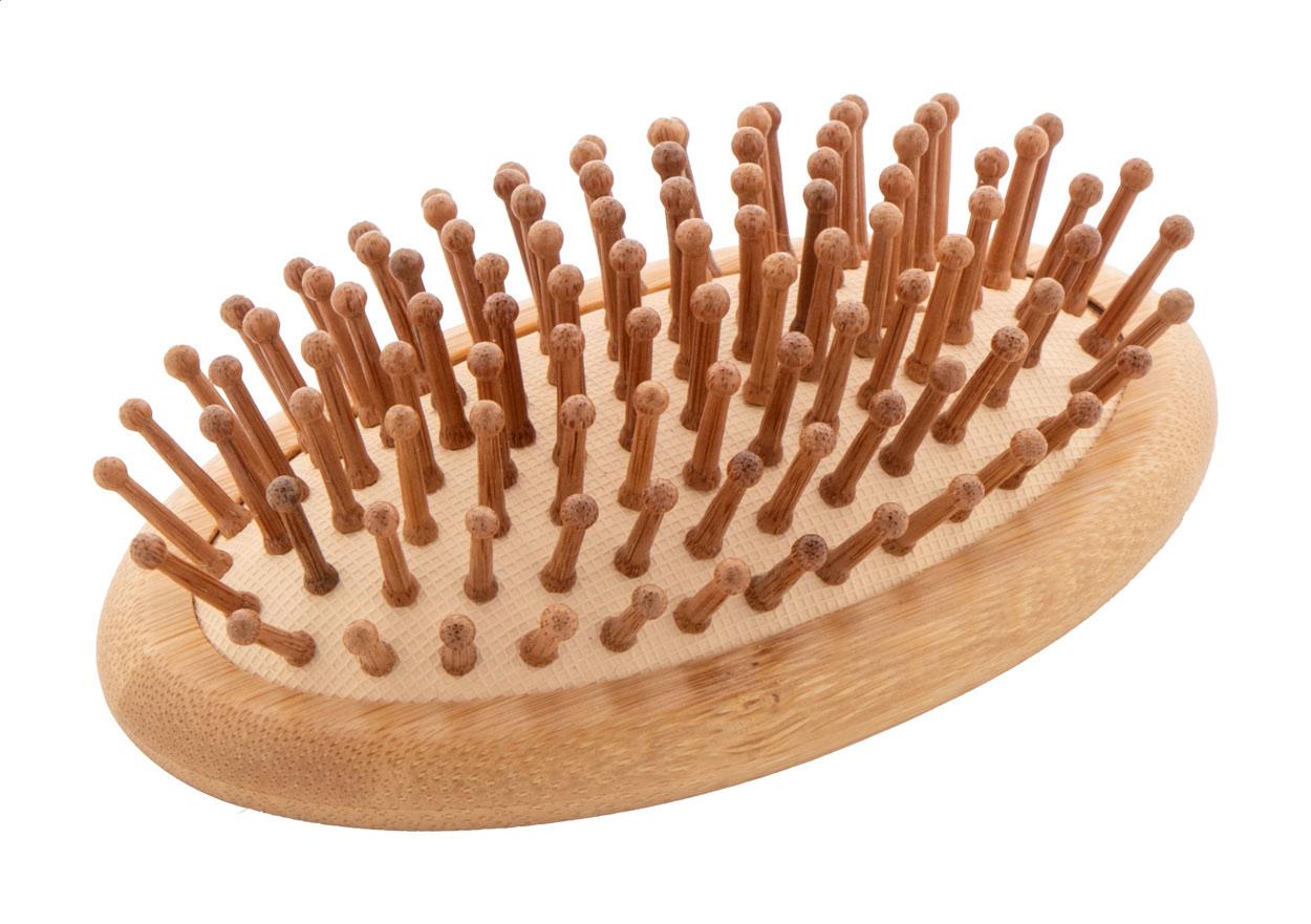brosse à cheveux en bambou