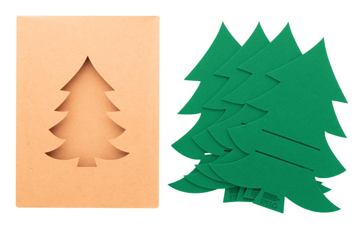 Set porte-couverts de Noël en RPET