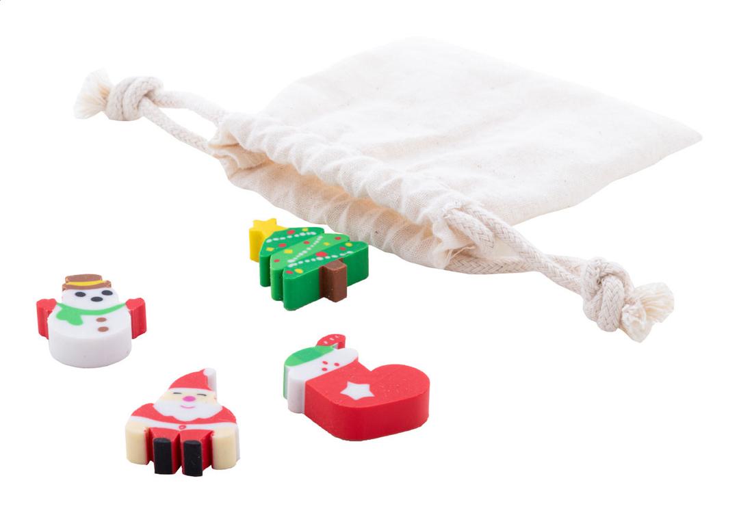Set de gommes Noël