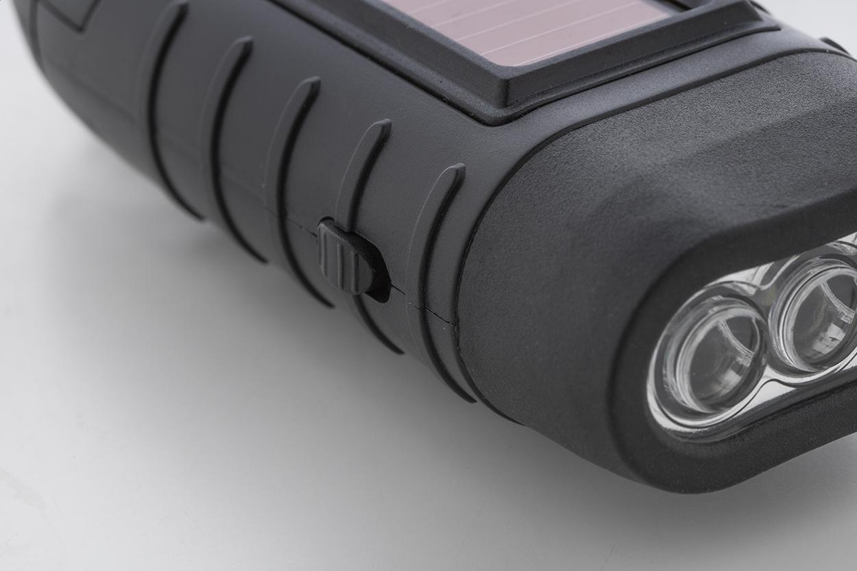 Lampe torche solaire dynamo RABS