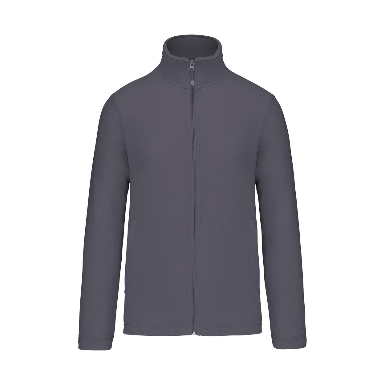 veste polaire à fermeture éclair longue